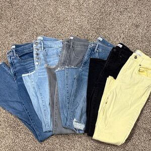 Bundle of Loft size 0 jeans- 6 pairs!